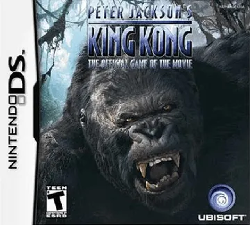 Peter Jackson's King Kong - The Official Game of the Movie (USA) (En,Fr,De,Es,It,Nl,Sv,No,Da,Fi) (Rev 1) box cover front